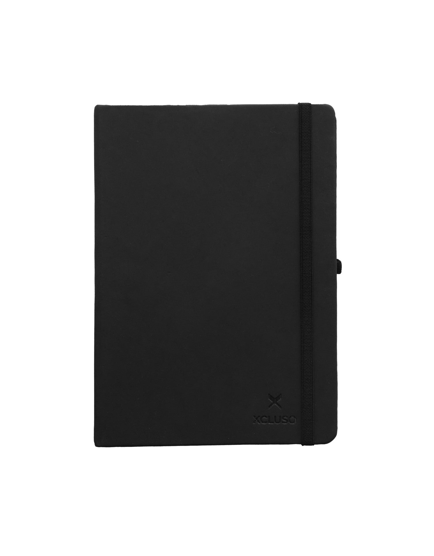A5 Vegan Leather 1608 Black Non Dated Diary - 80 gsm