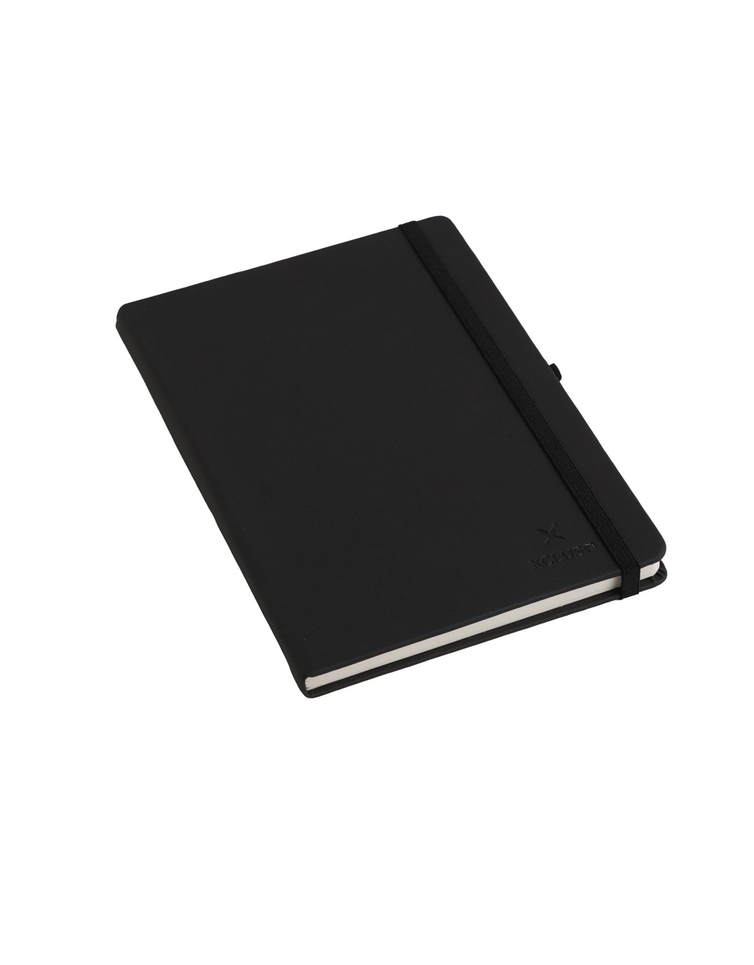 A5 Vegan Leather 1608 Black Non Dated Diary - 80 gsm