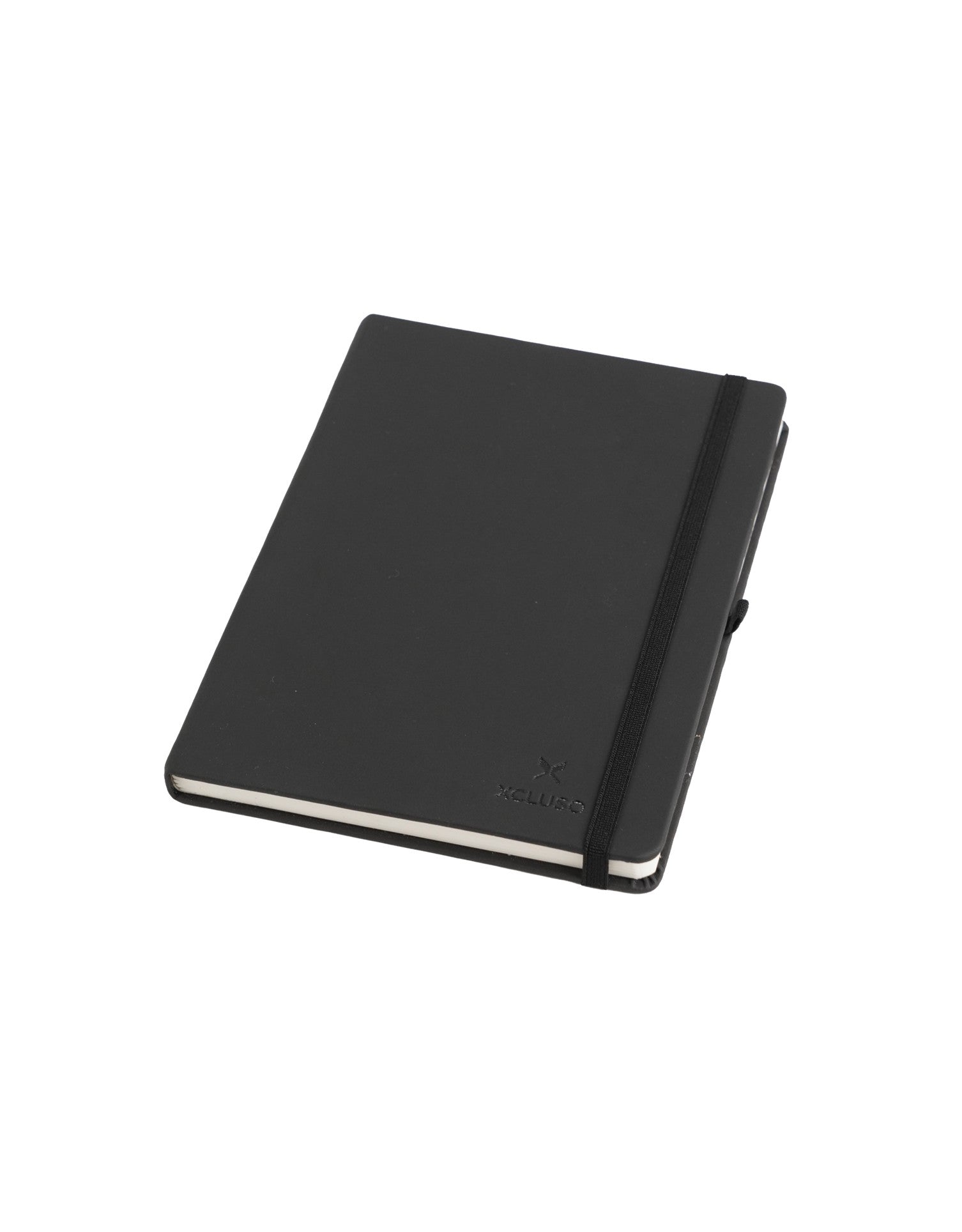 A5 Vegan Leather 1608 Black Non Dated Diary - 80 gsm