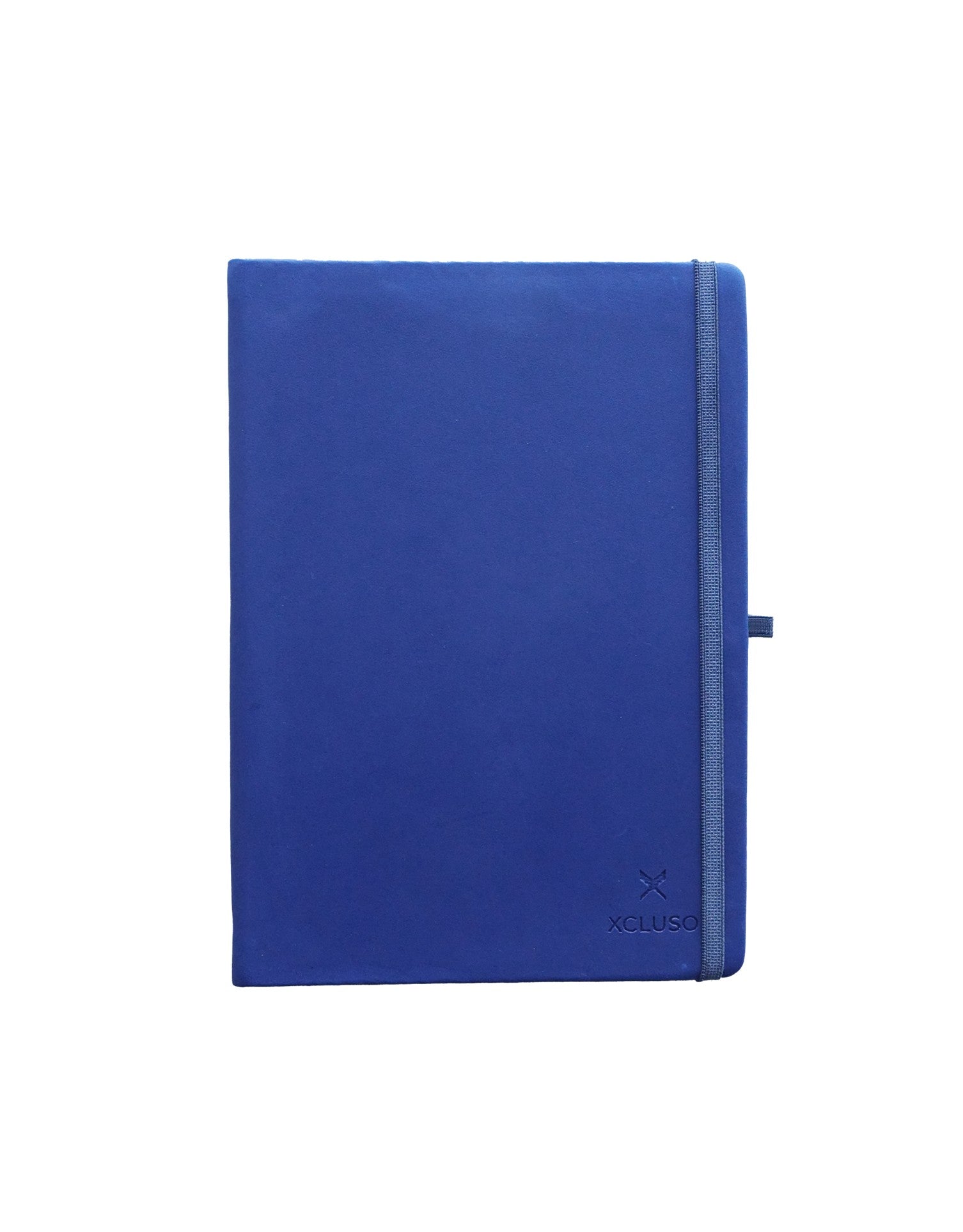 A5 Vegan Leather 1608 Blue Non Dated Diary - 80 gsm