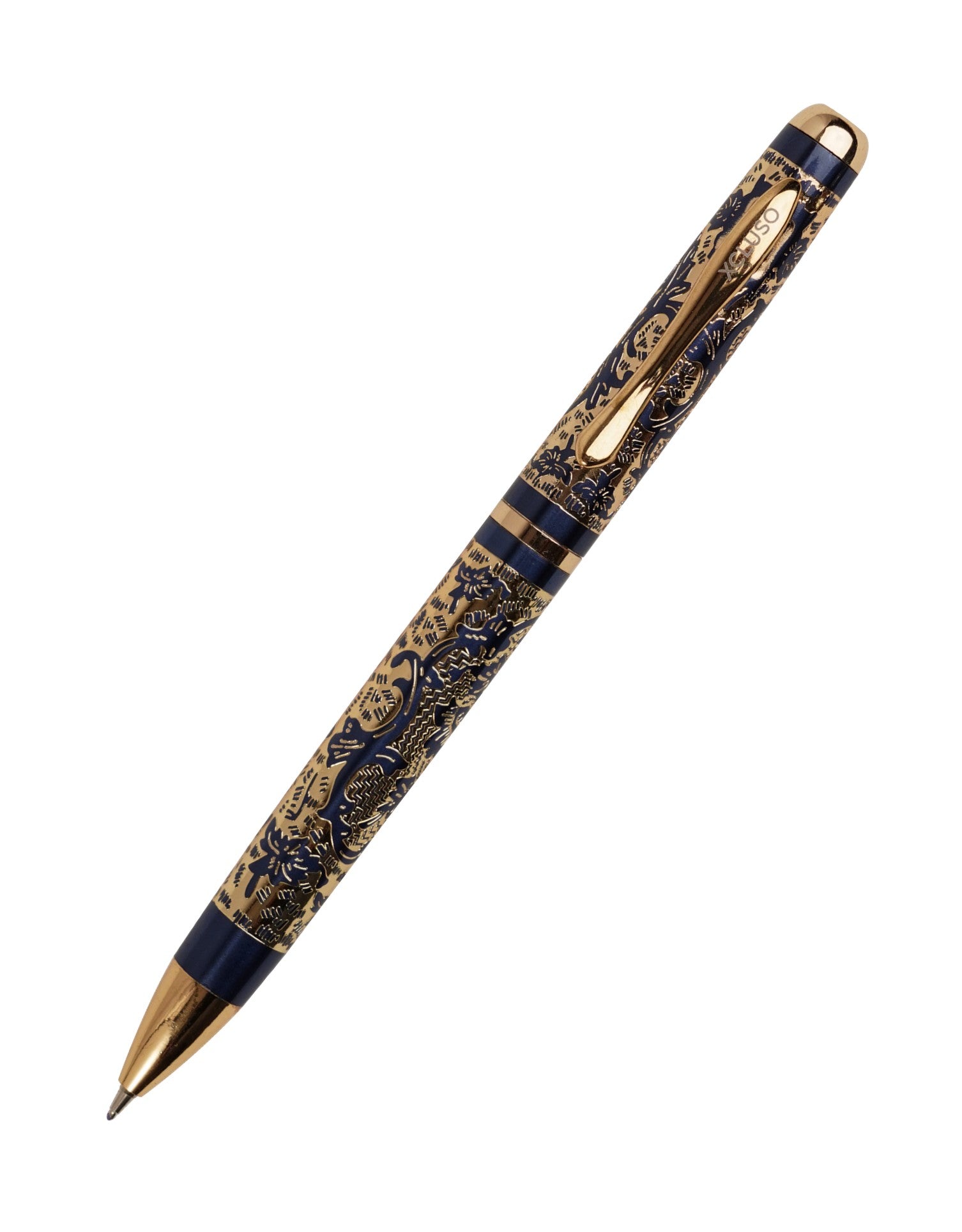 Entique-6815 Blue Ball Pen Roller Pen Giftset