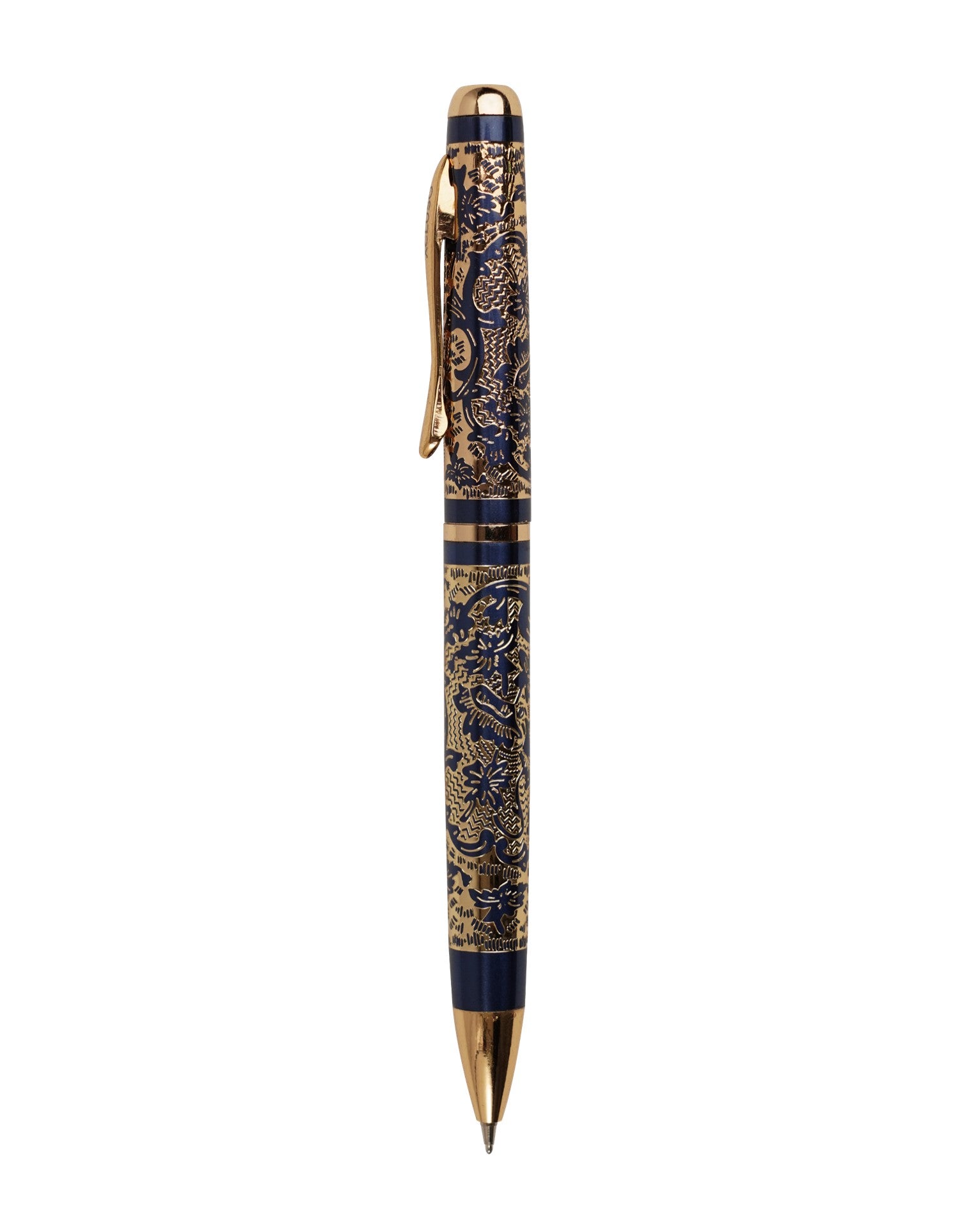 Entique-6815 Blue Ball Pen Roller Pen Giftset