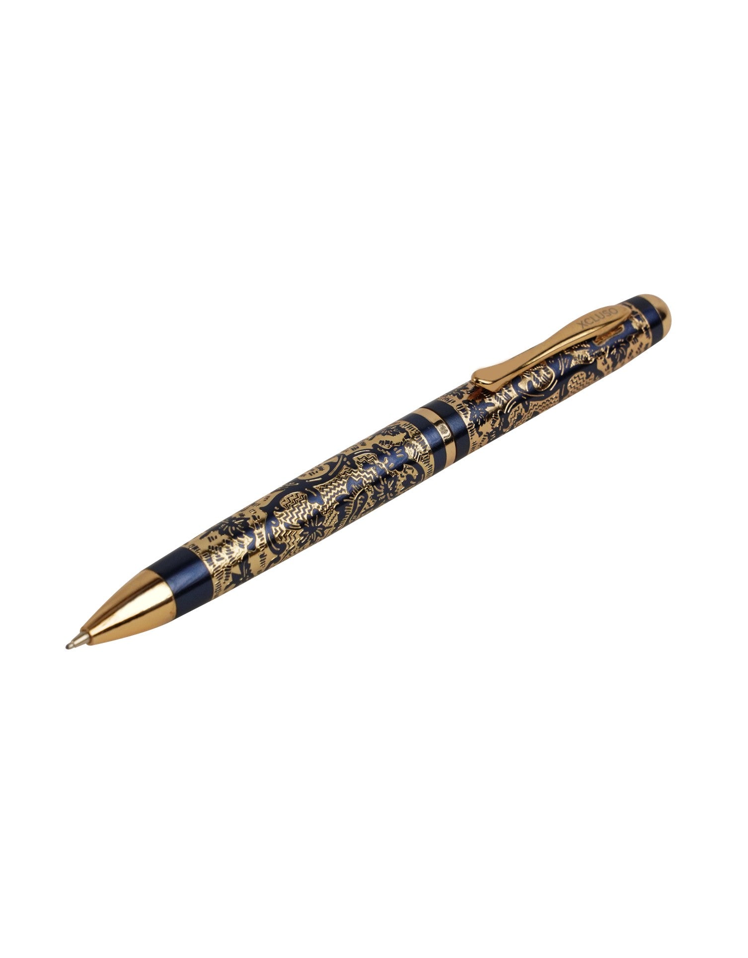 Entique-6815 Blue Ball Pen Roller Pen Giftset