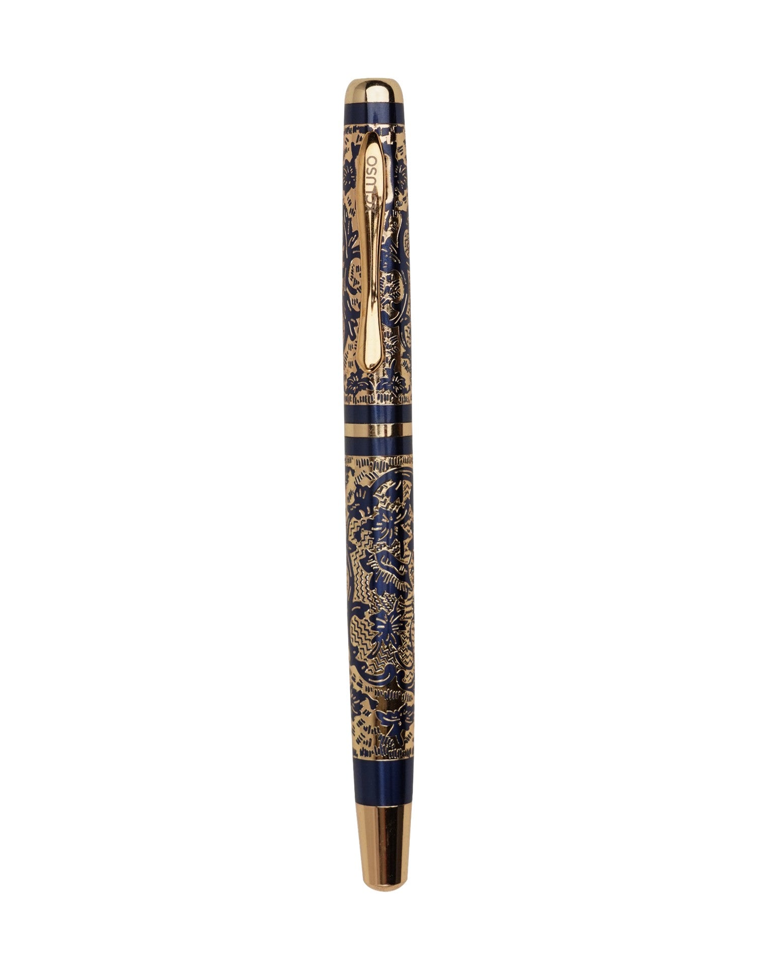 Entique-6815 Blue Ball Pen Roller Pen Giftset