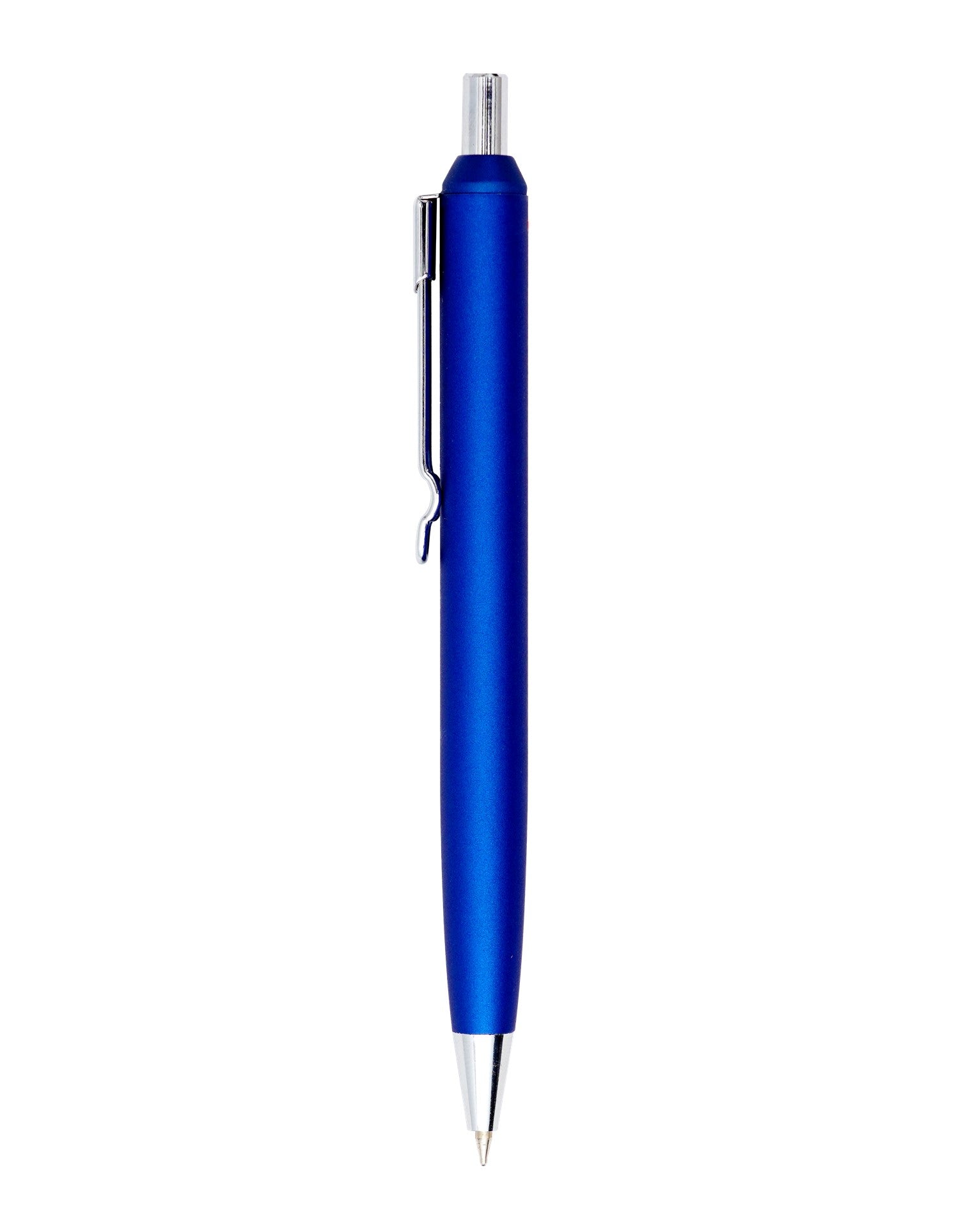 Xcluso Metallic blue Metal Ballpoint Pen with shining chrome clip and imported german ink refill. Pen with smooth writing. Tic Tic pen. Pens for Gifting