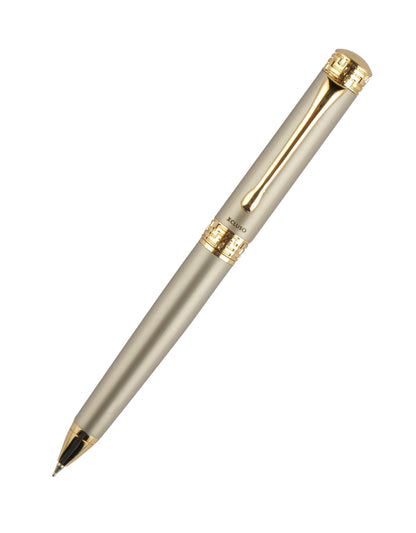 Xcluso Satin Finish Metal Ballpoint Pen with gold clip and imported german ink refill