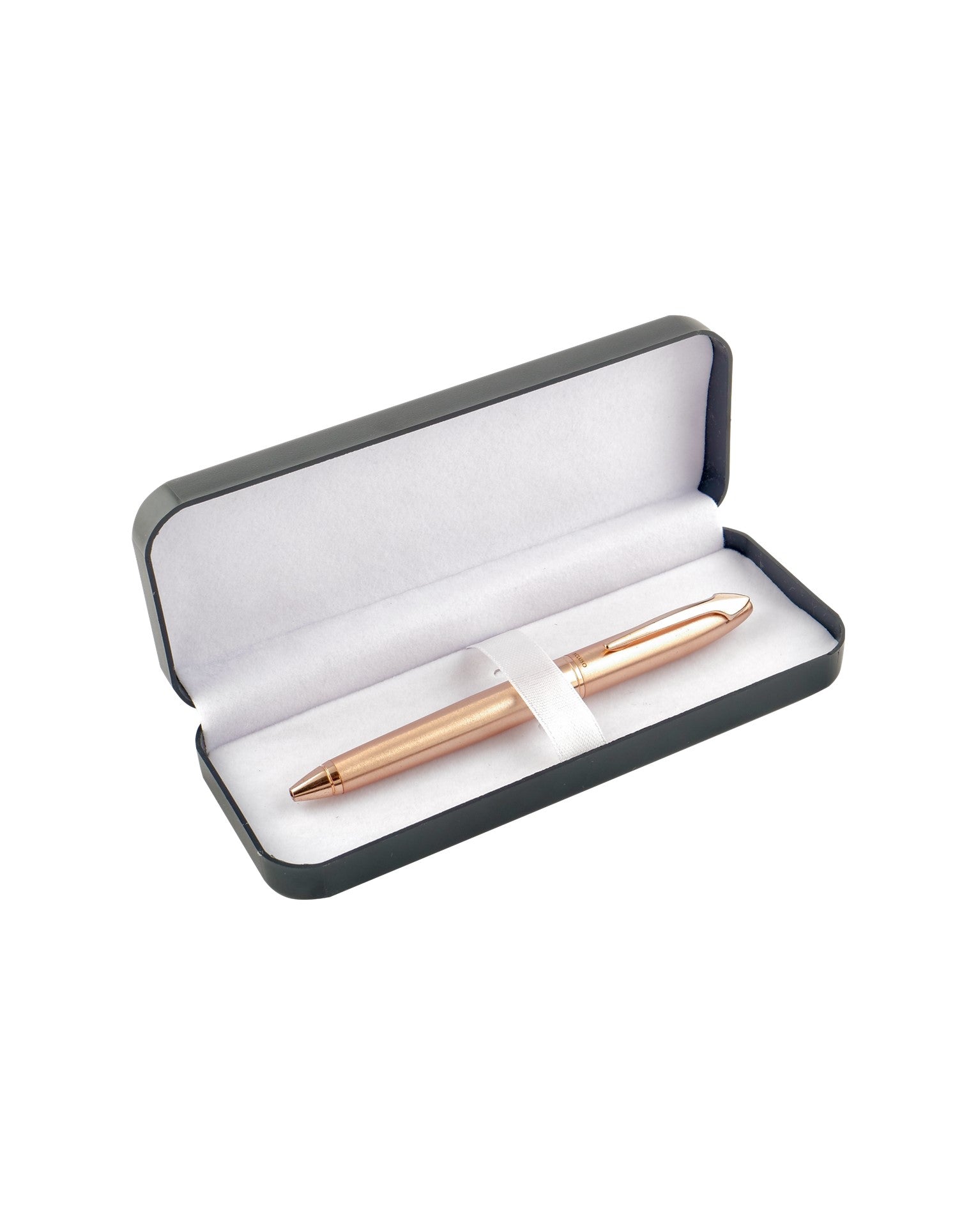 Xcluso Copper Finish Rose Gold Metal Ballpoint Pen with rose gold clip and imported german ink refill