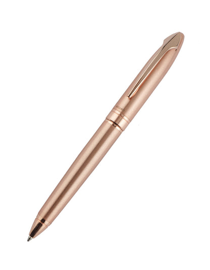 Xcluso Copper Finish Rose Gold Metal Ballpoint Pen with rose gold clip and imported german ink refill