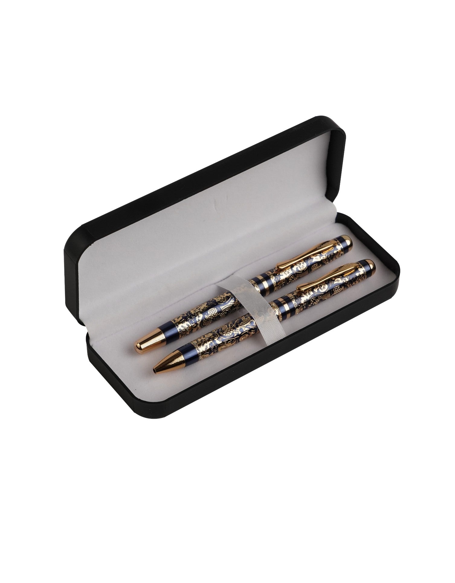 Entique-6815 Blue Ball Pen Roller Pen Giftset