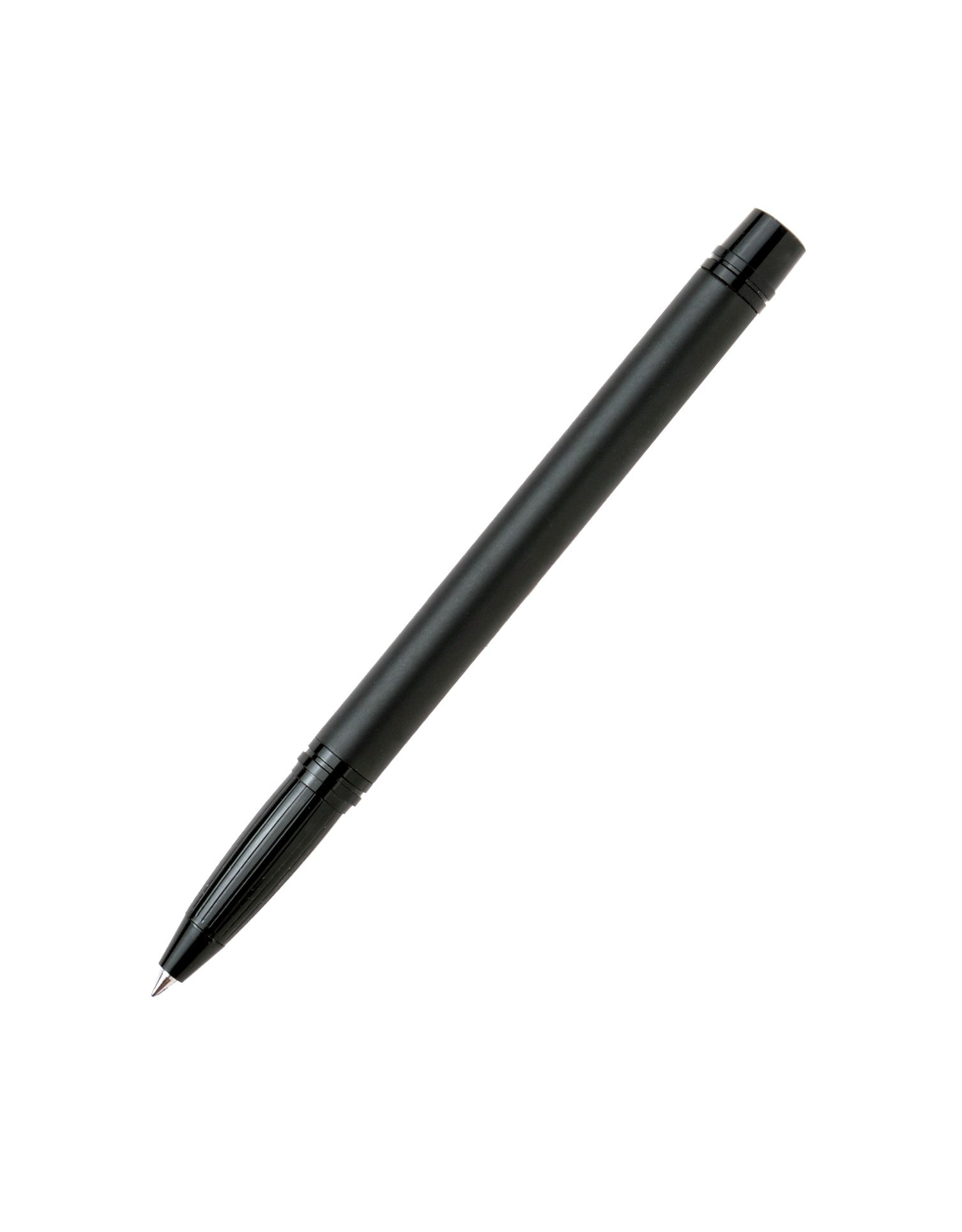 Xcluso Black Matt Metal Roller Pen with Black clip and imported german refill with magnetic cap